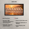 Golden Dawn Seven Horses Vastu Painting - Enhance Positive Energy, Success, and Harmony