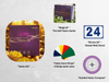 Hamaragharr vastu kit contents including guide book, compass, aura strips and number decal.